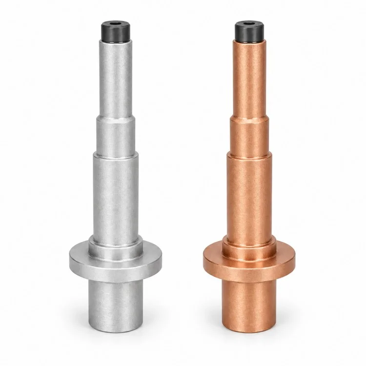 Precision CNC Machined Flanged Stepped Shaft